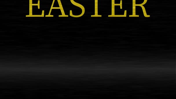 Happy Easter Event Tekst Animatie Motion Graphics — Stockvideo