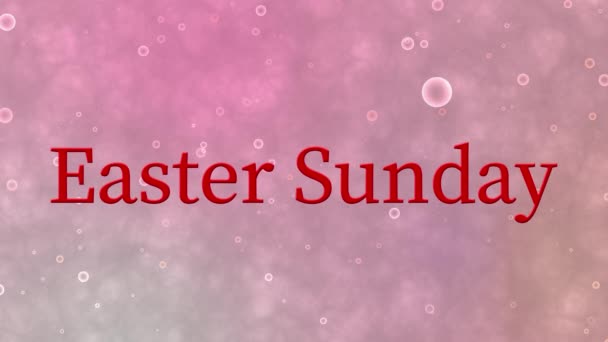 Easter Sunday event text animation motion graphics
