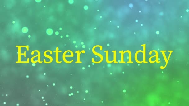 Easter Sunday Event Text Animation Motion Graphics — Vídeo de Stock