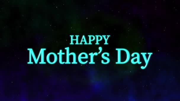 Mother Day Message Gift Present Motion Graphics – Stock-video