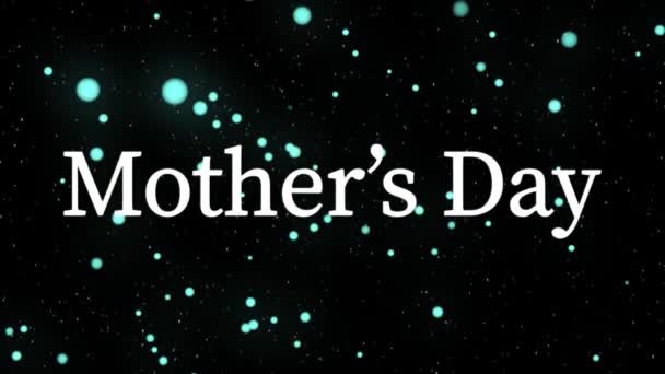 Anneler Günü Mesaj Hediyesi Sunum Grafikleri — Stok video