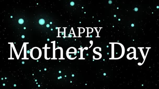 Mother Day Message Gift Present Motion Graphics — Stockvideo