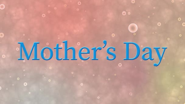Mother Day Message Gift Present Motion Graphics — Vídeo de Stock