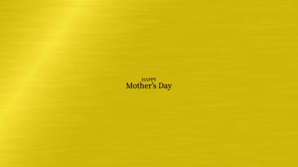 Mother Day Message Gift Present Motion Graphics — Stockvideo