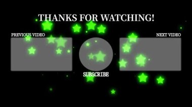 YouTube kart sonu ekran hareketi grafikleri