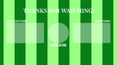 YouTube kart sonu ekran hareketi grafikleri