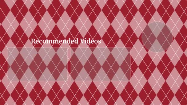 Youtube End Card Ending Screen Motion Graphics — ストック動画