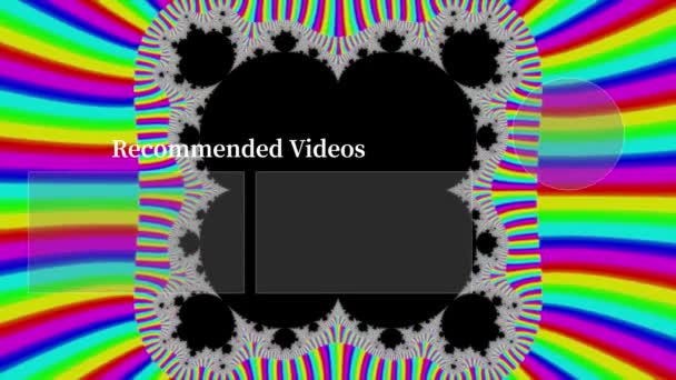 Youtube End Card Ending Screen Motion Graphics — Stockvideo