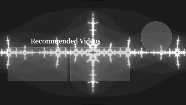 Youtube Eindkaart Einde Scherm Motion Graphics — Stockvideo