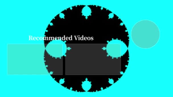 Youtube End Card Ending Screen Motion Graphics — Stockvideo