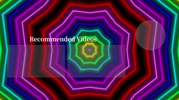 Tarjeta Final Youtube Que Termina Gráficos Movimiento Pantalla — Vídeos de Stock