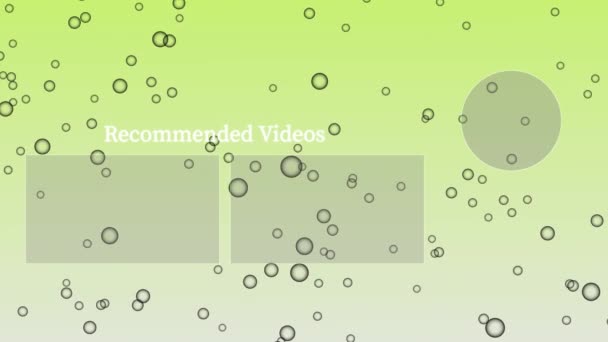 Youtube Eindkaart Einde Scherm Motion Graphics — Stockvideo