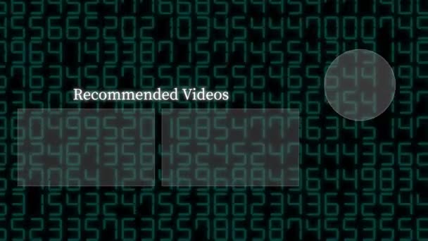 Youtube Végkártya Befejezése Képernyő Mozgás Grafika — Stock videók