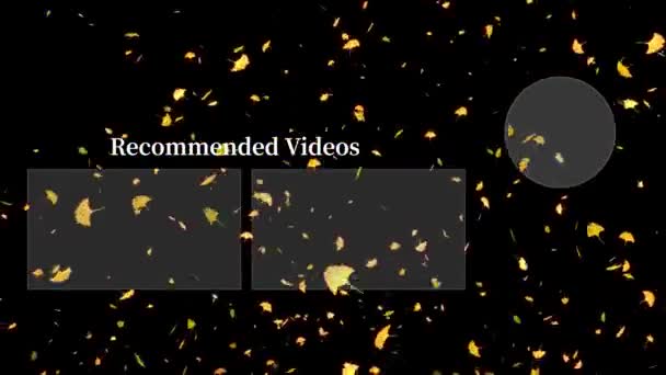 Youtube End Card Ending Screen Motion Graphics — Wideo stockowe