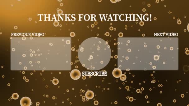 Youtube End Card Ending Screen Motion Graphics — Stockvideo
