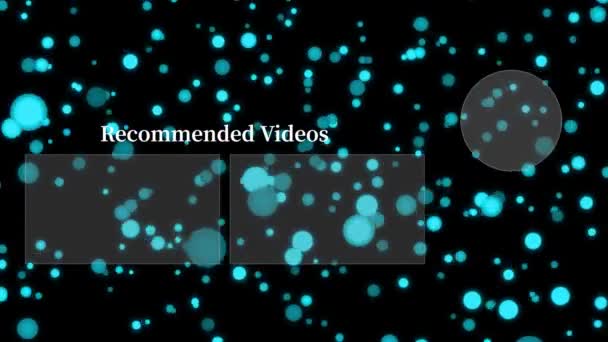 Youtube End Card Ending Screen Motion Graphics — Stock Video