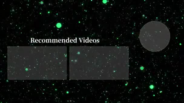 Youtube End Card Ending Screen Motion Graphics — 图库视频影像