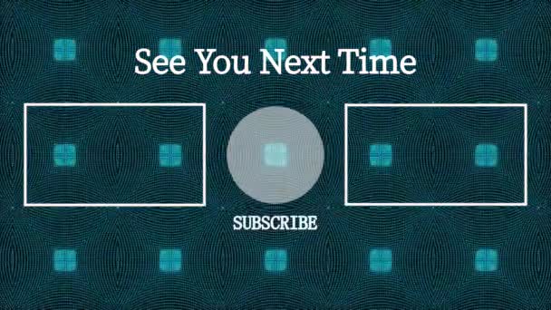 Youtube End Card Ending Screen Motion Graphics Stock Video C Kawamura Lucy