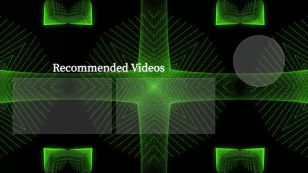 Youtube End Card Ending Screen Motion Graphics — Stockvideo