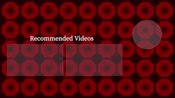 Youtube Végkártya Befejezése Képernyő Mozgás Grafika — Stock videók