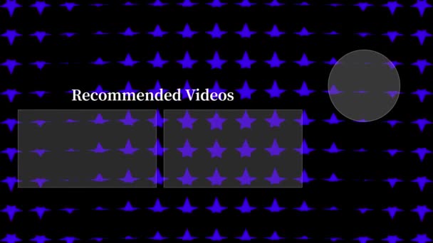 Youtube End Card Ending Screen Motion Graphics — Video Stock