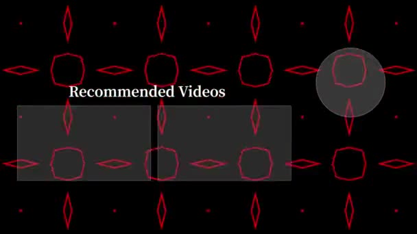 Youtube End Card Ending Screen Motion Graphics — Stockvideo