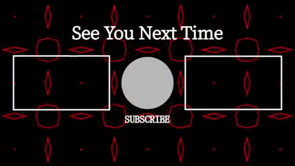 Youtube End Card Ending Screen Motion Graphics Stock Video C Kawamura Lucy