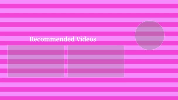 Youtube End Card Ending Screen Motion Graphics — Stockvideo