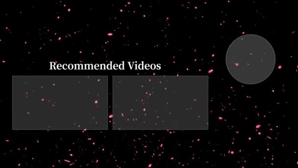 Youtube End Card Ending Screen Motion Graphics — стокове відео