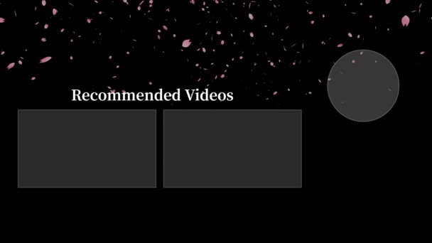 Youtube End Card Ending Screen Motion Graphics — Vídeo de Stock