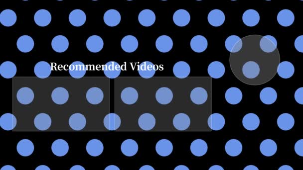 Youtube Slut Kort Skärm Rörelse Grafik — Stockvideo