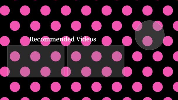 Grafika Zakončení Obrazovky Youtube — Stock video