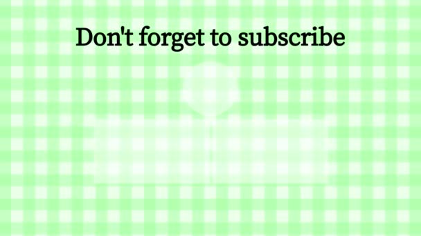 Youtube End Card Ending Screen Motion Graphics — стоковое видео
