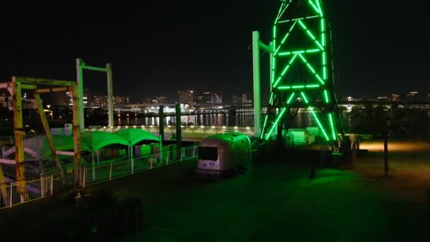 Tokyo Toyosu Night View December 2021 — Vídeo de Stock