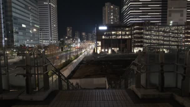 Tokyo Toyosu Night View December 2021 — Stockvideo