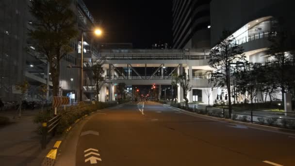 Tokyo Toyosu Night View December 2021 — Stock Video