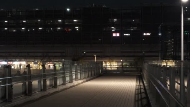 Tokyo Toyosu Night View December 2021 — Wideo stockowe
