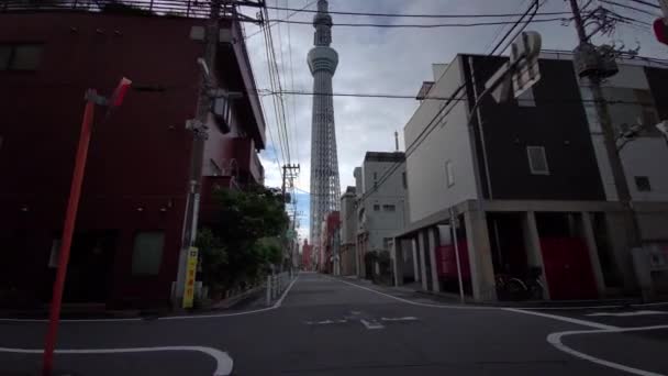 Tokyo Cycling Dash Cam Driving Recorder — 图库视频影像