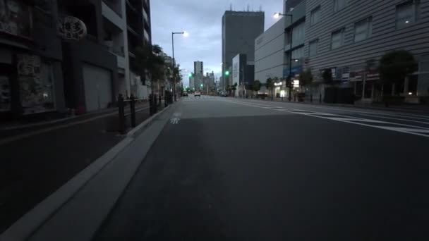 東京サイクリングダッシュカム駆動レコーダー — ストック動画