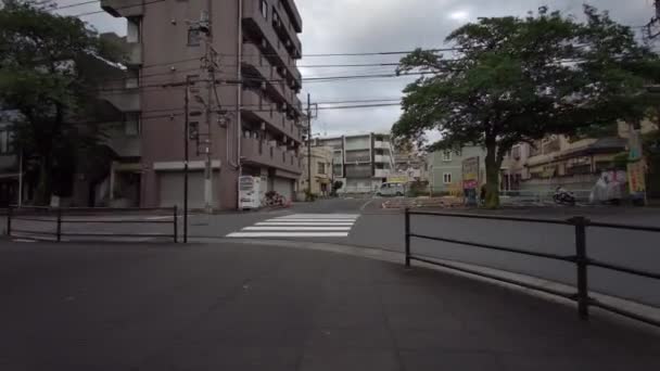 Tokyo Cycling Dash Cam Driving Recorder — Stock Video