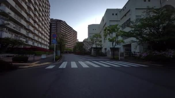 Tokyo Cycling Dash Cam Driving Recorder — Vídeo de Stock