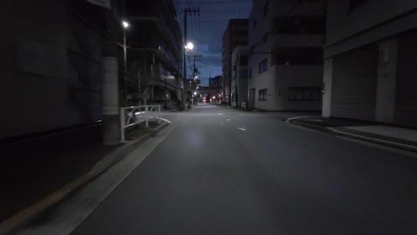 Tokyo Cycling Dash Cam Driving Recorder — Wideo stockowe