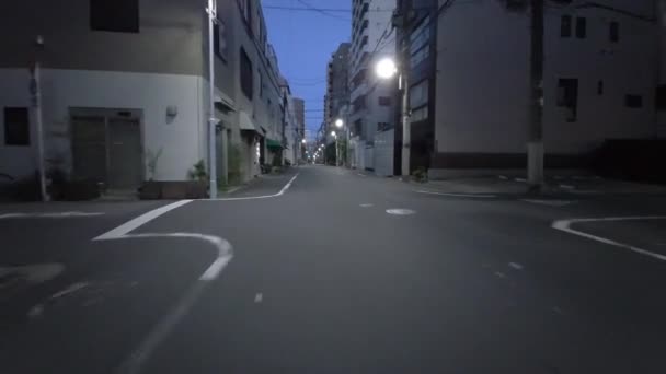 Tokyo Cycling Dash Cam Driving Recorder — Stockvideo