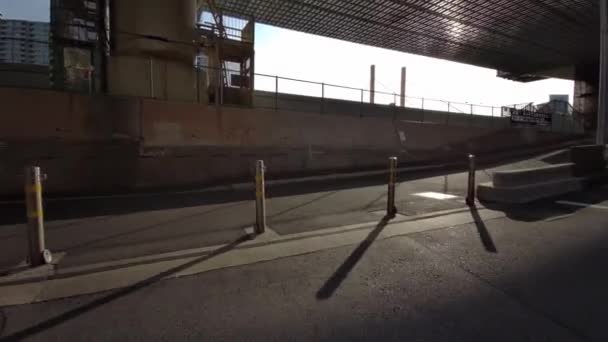 Tokyo Cycling Dash Cam Driving Recorder — Stock Video