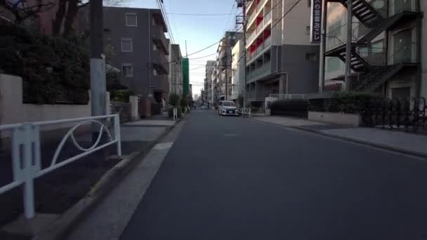 Tokyo Cycling Dash Cam Driving Recorder — Video Stock