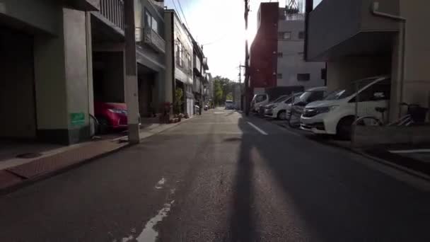 Tokyo Cycling Dash Cam Driving Recorder — Video Stock