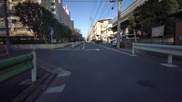 Tokyo Cycling Dash Cam Driving Recorder — ストック動画