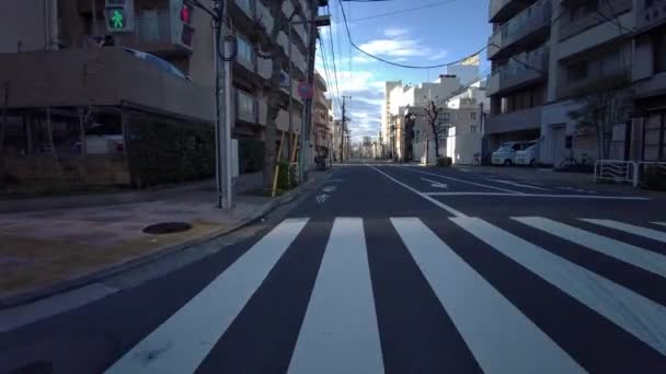 Tokyo Cycling Dash Cam Driving Recorder — ストック動画