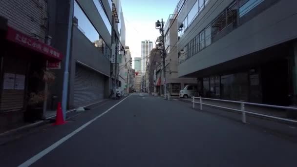 Tokyo Cycling Dash Cam Driving Recorder — Stockvideo