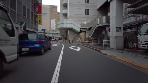 Tokyo Cycling Dash Cam Driving Recorder — Stok video